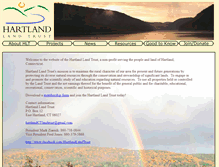 Tablet Screenshot of hartlandlandtrust.org